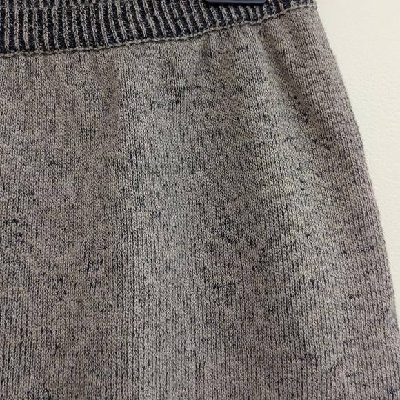 Vintage Jeanne Pierre women's knit beige skirt minimalist 90s cotton size med - Picture 4 of 7
